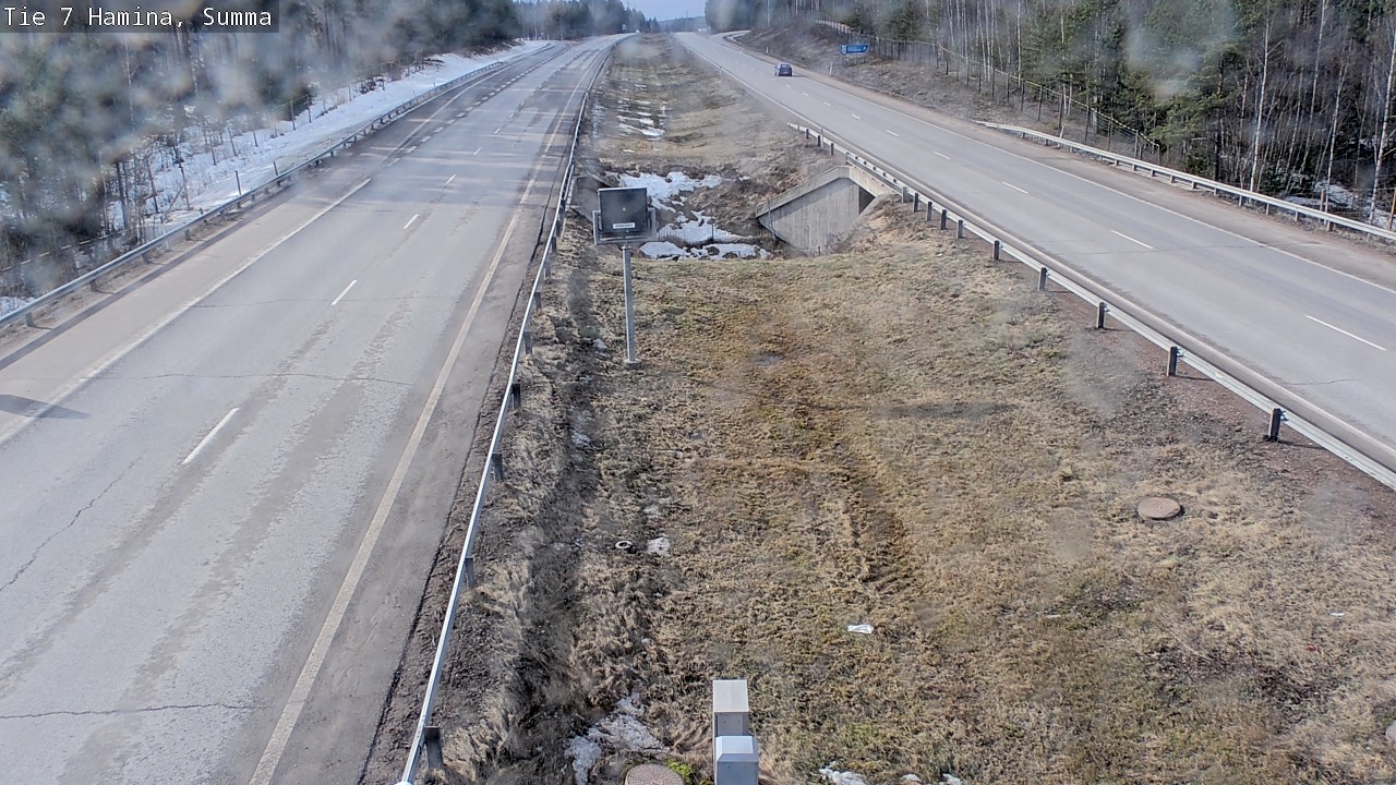 Weather Camera Image Tie 7 Hamina, Summa, Hamina, Kymenlaakso