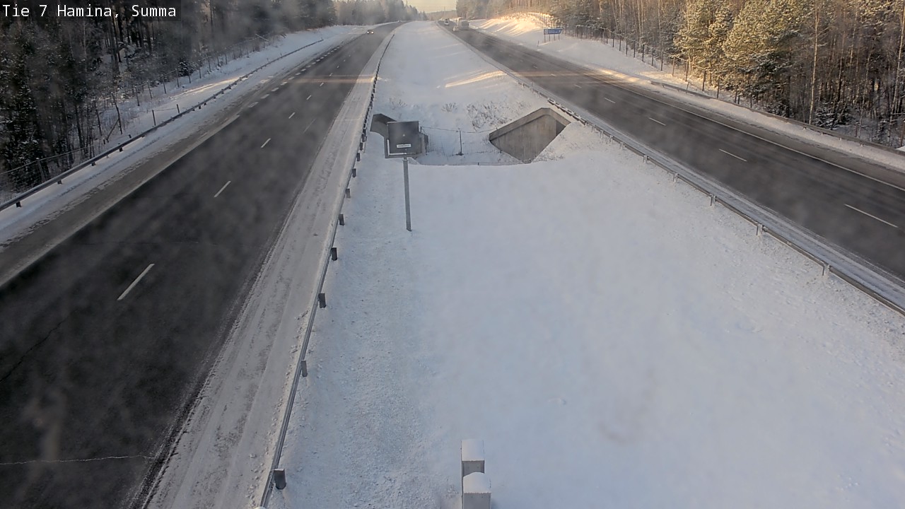 Weather Camera Image Tie 7 Fredrikshamn, Summa, Hamina, Kymenlaakso