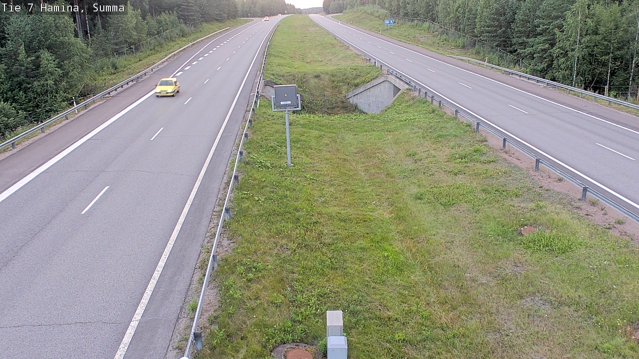 Weather Camera Image Tie 7 Hamina, Summa, Hamina, Kymenlaakso