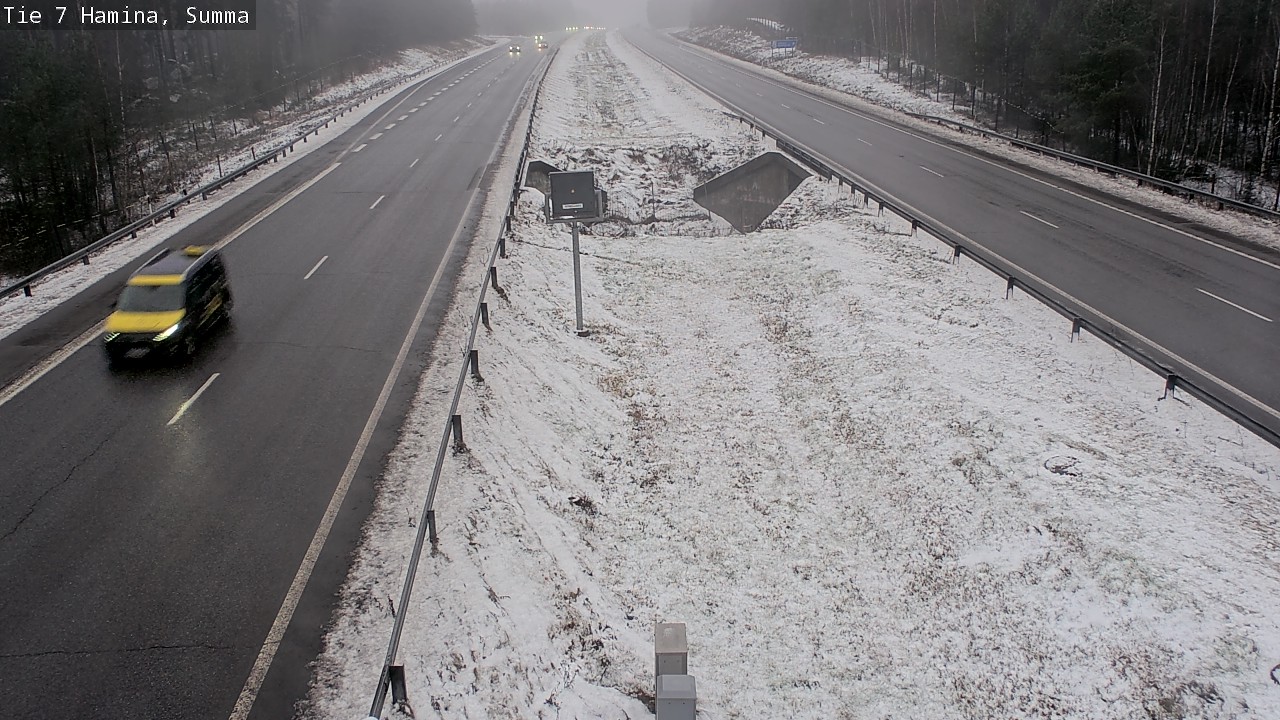 Weather Camera Image Tie 7 Fredrikshamn, Summa, Hamina, Kymenlaakso