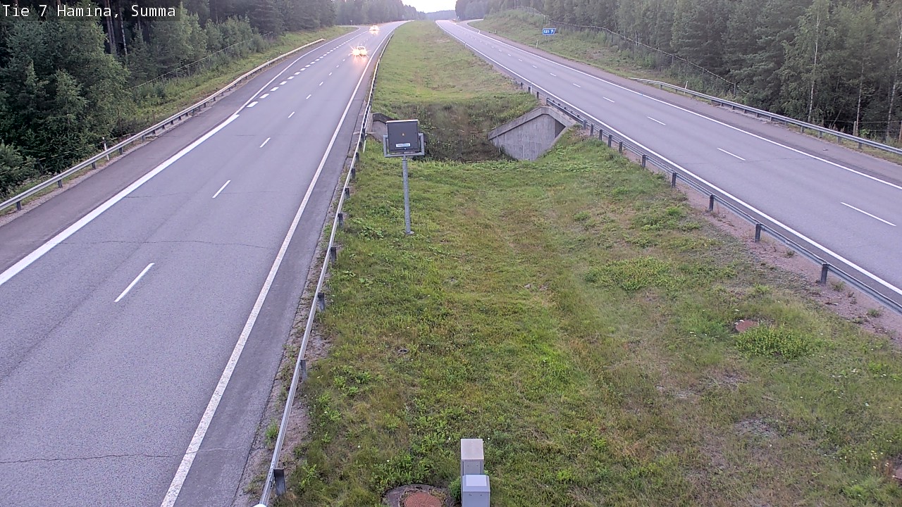 Weather Camera Image Tie 7 Hamina, Summa, Hamina, Kymenlaakso