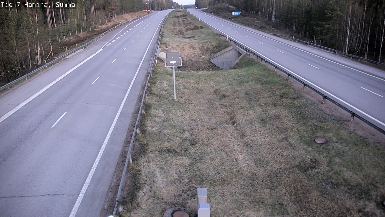 Weather Camera Image Tie 7 Hamina, Summa, Hamina, Kymenlaakso