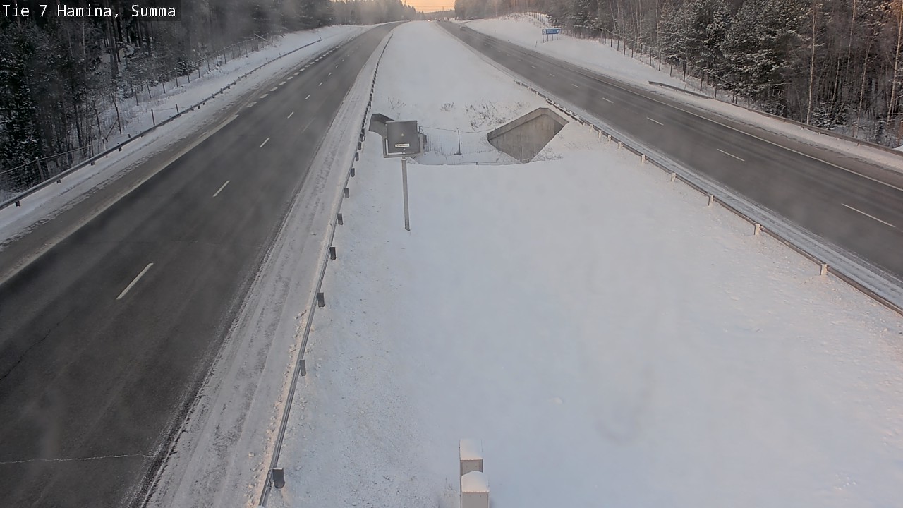 Weather Camera Image Tie 7 Hamina, Summa, Hamina, Kymenlaakso