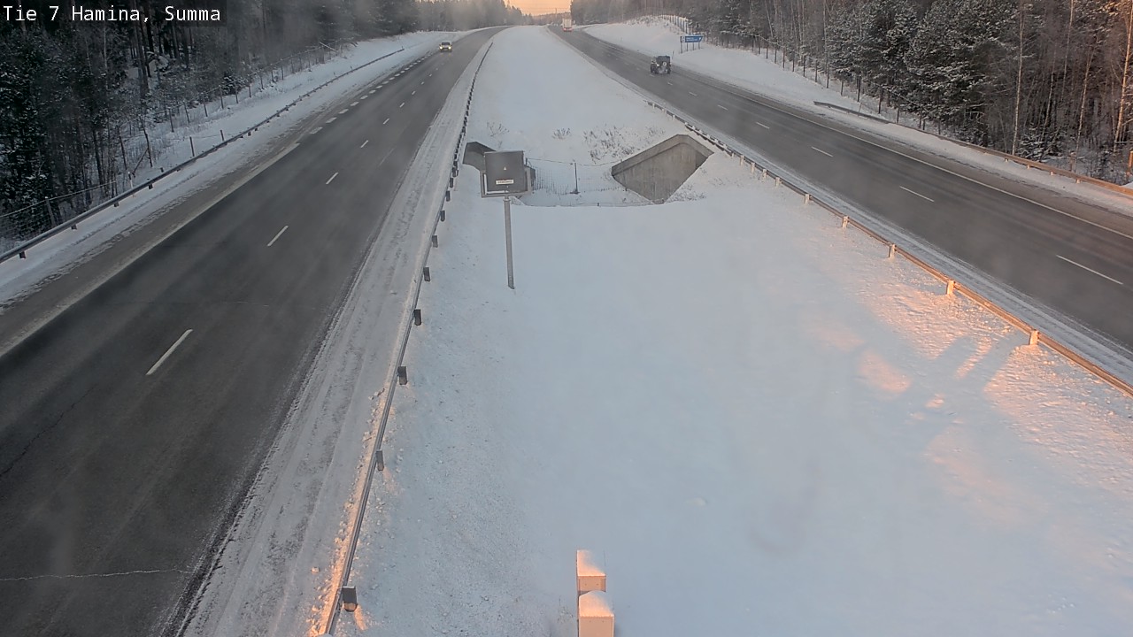 Weather Camera Image Tie 7 Hamina, Summa, Hamina, Kymenlaakso