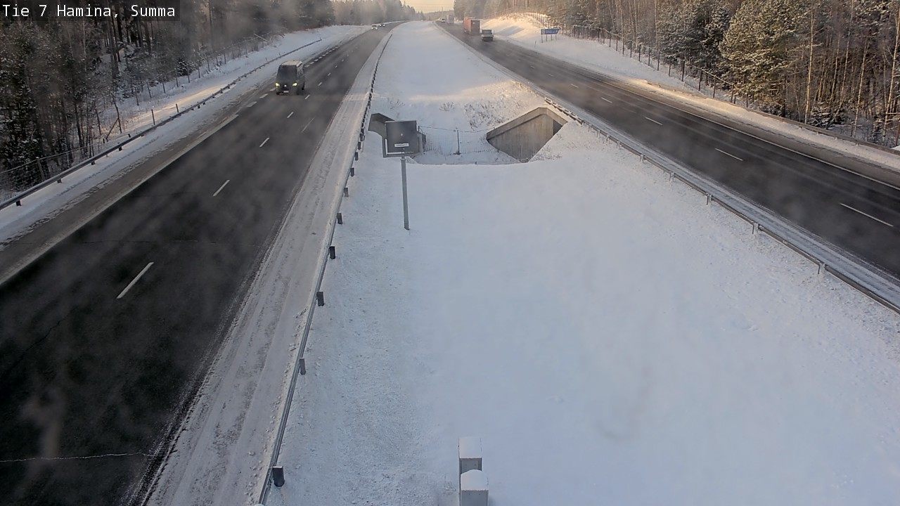 Weather Camera Image Tie 7 Fredrikshamn, Summa, Hamina, Kymenlaakso