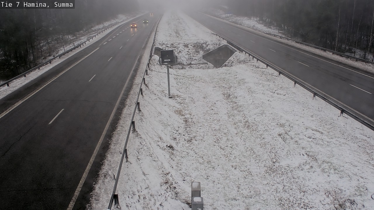 Weather Camera Image Tie 7 Fredrikshamn, Summa, Hamina, Kymenlaakso