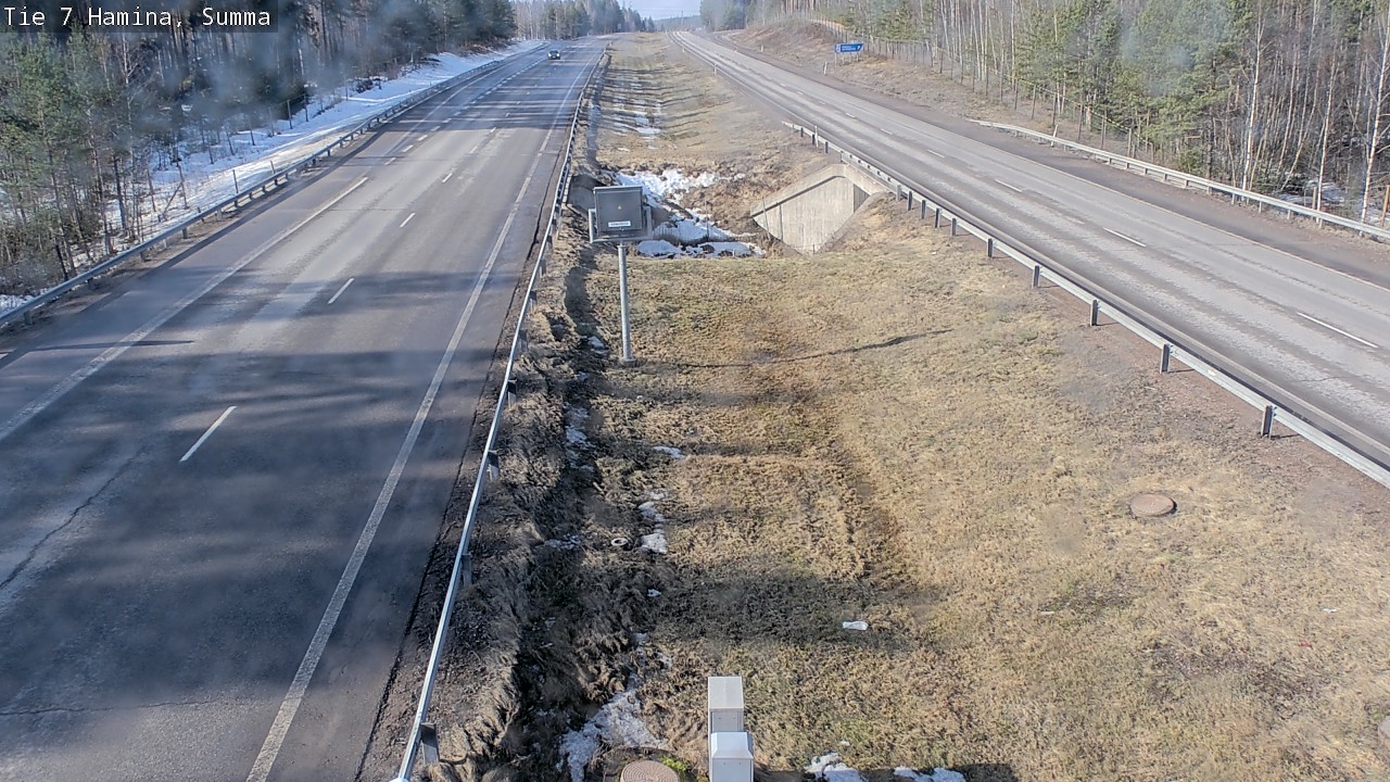 Weather Camera Image Tie 7 Fredrikshamn, Summa, Hamina, Kymenlaakso