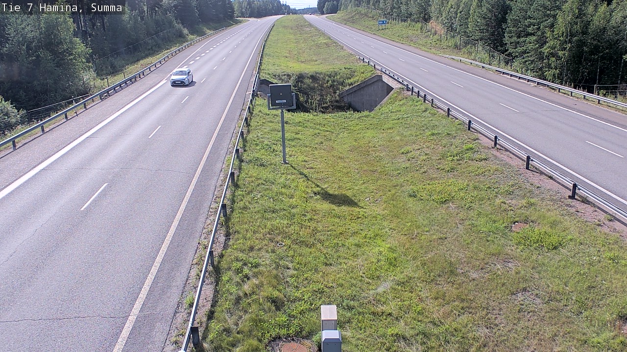 Weather Camera Image Tie 7 Hamina, Summa, Hamina, Kymenlaakso