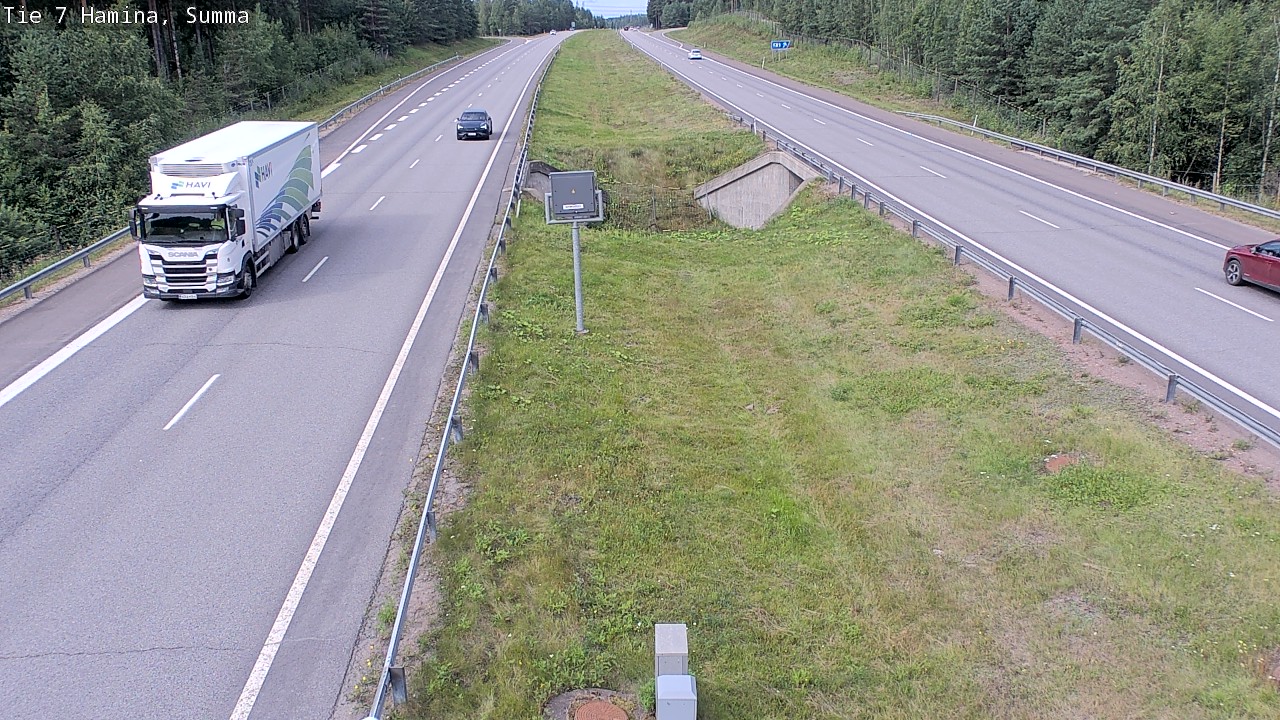 Weather Camera Image Tie 7 Hamina, Summa, Hamina, Kymenlaakso