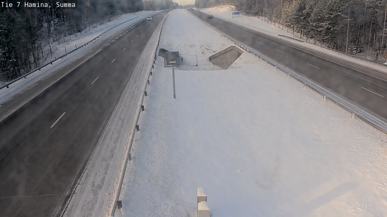 Weather Camera Image Tie 7 Hamina, Summa, Hamina, Kymenlaakso