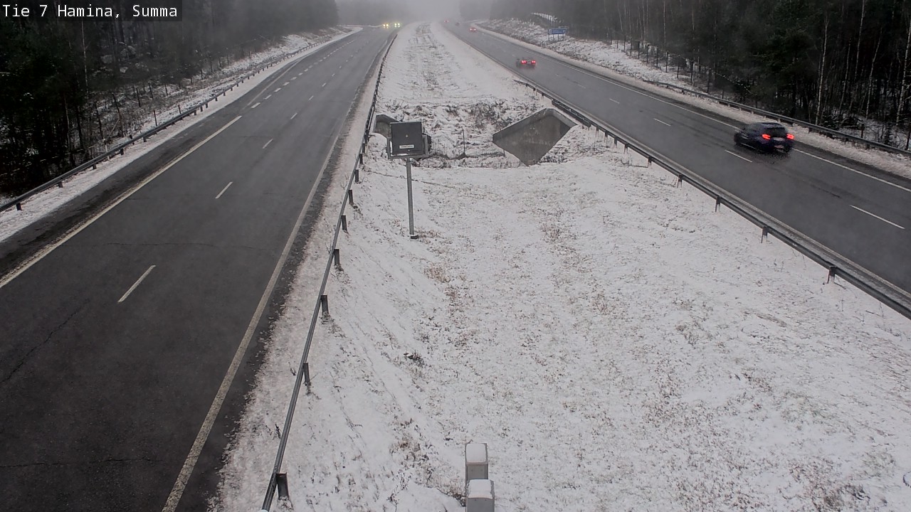 Weather Camera Image Tie 7 Fredrikshamn, Summa, Hamina, Kymenlaakso