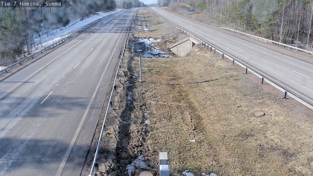 Weather Camera Image Tie 7 Fredrikshamn, Summa, Hamina, Kymenlaakso