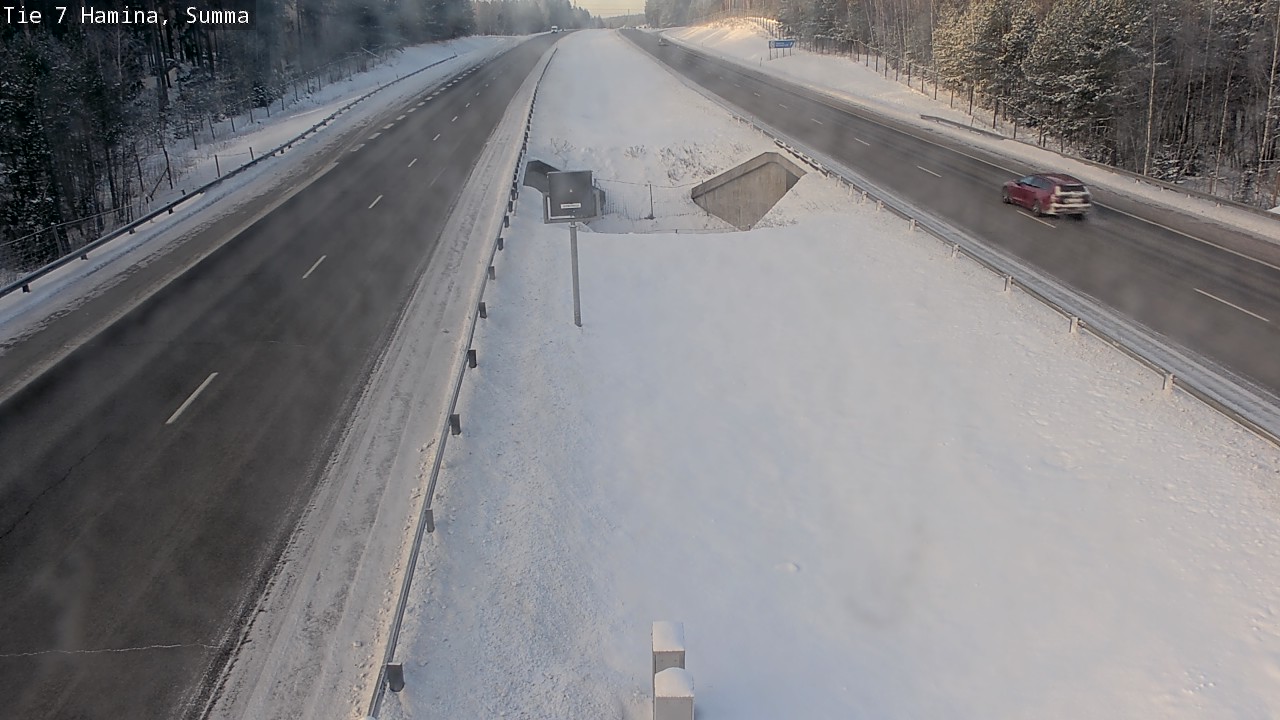 Weather Camera Image Tie 7 Hamina, Summa, Hamina, Kymenlaakso