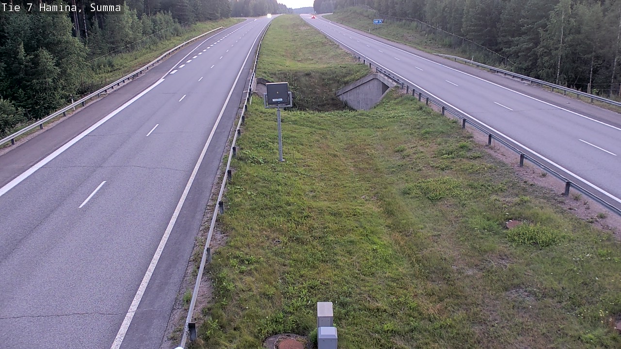 Weather Camera Image Tie 7 Hamina, Summa, Hamina, Kymenlaakso