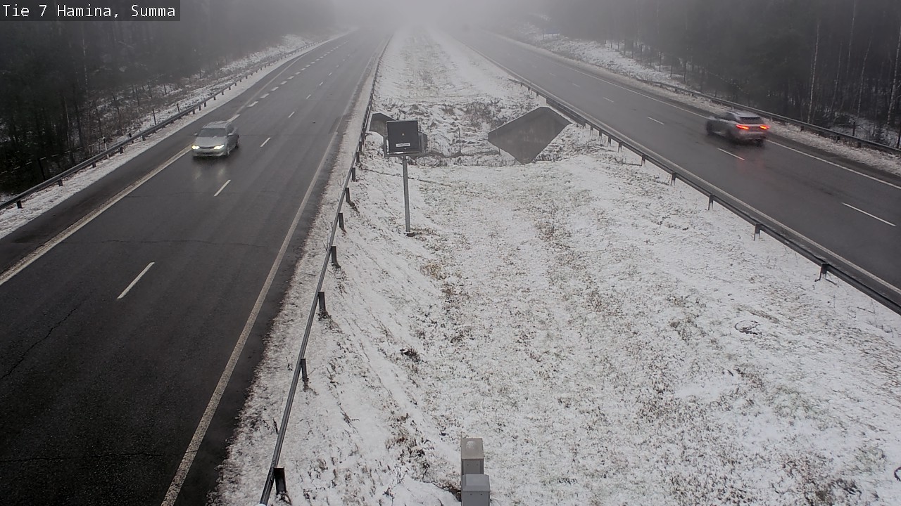 Weather Camera Image Tie 7 Fredrikshamn, Summa, Hamina, Kymenlaakso