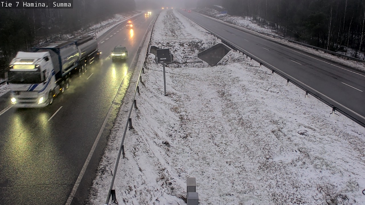 Weather Camera Image Tie 7 Fredrikshamn, Summa, Hamina, Kymenlaakso