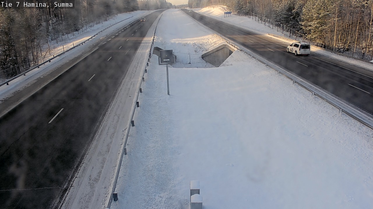 Weather Camera Image Tie 7 Fredrikshamn, Summa, Hamina, Kymenlaakso