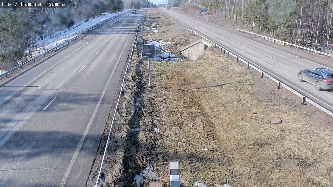 Weather Camera Image Tie 7 Fredrikshamn, Summa, Hamina, Kymenlaakso