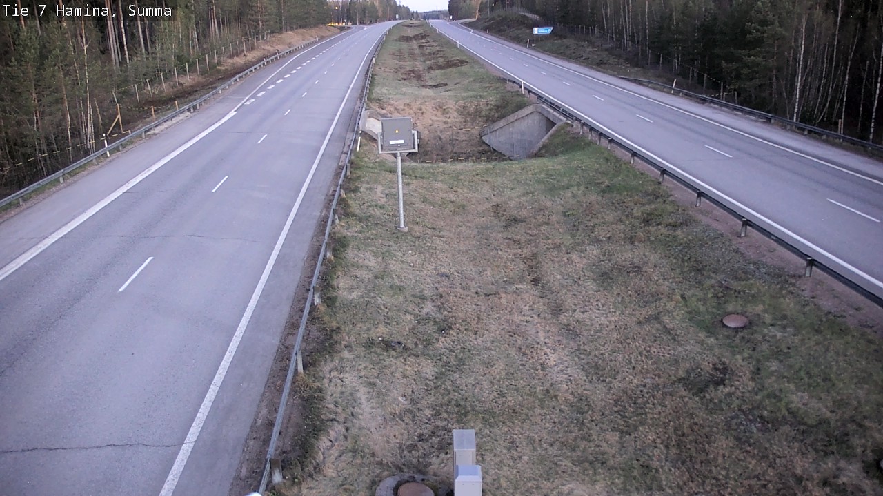 Weather Camera Image Tie 7 Hamina, Summa, Hamina, Kymenlaakso