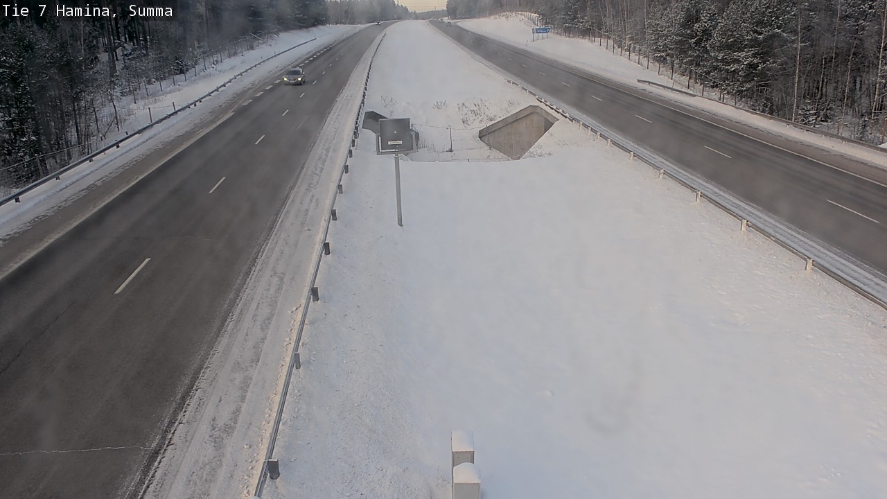 Weather Camera Image Tie 7 Hamina, Summa, Hamina, Kymenlaakso