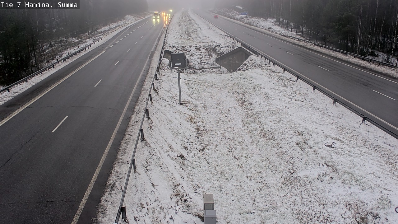 Weather Camera Image Tie 7 Fredrikshamn, Summa, Hamina, Kymenlaakso