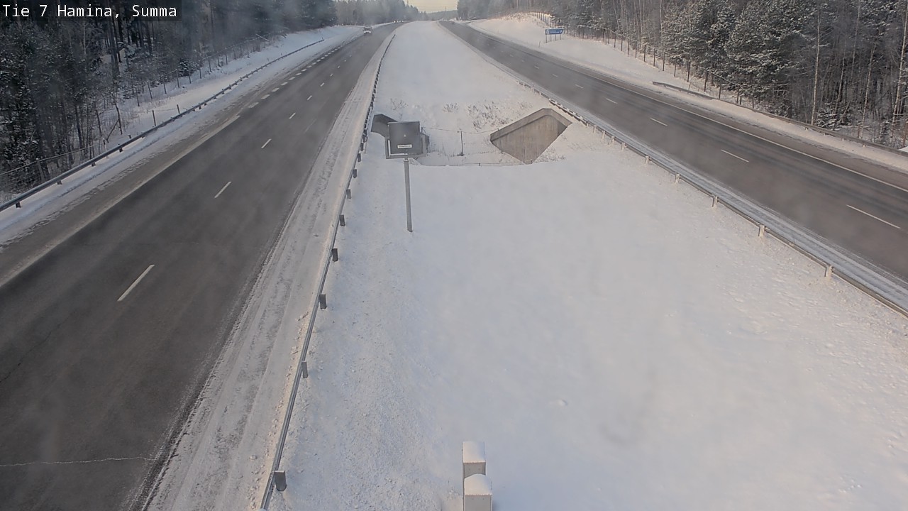 Weather Camera Image Tie 7 Hamina, Summa, Hamina, Kymenlaakso
