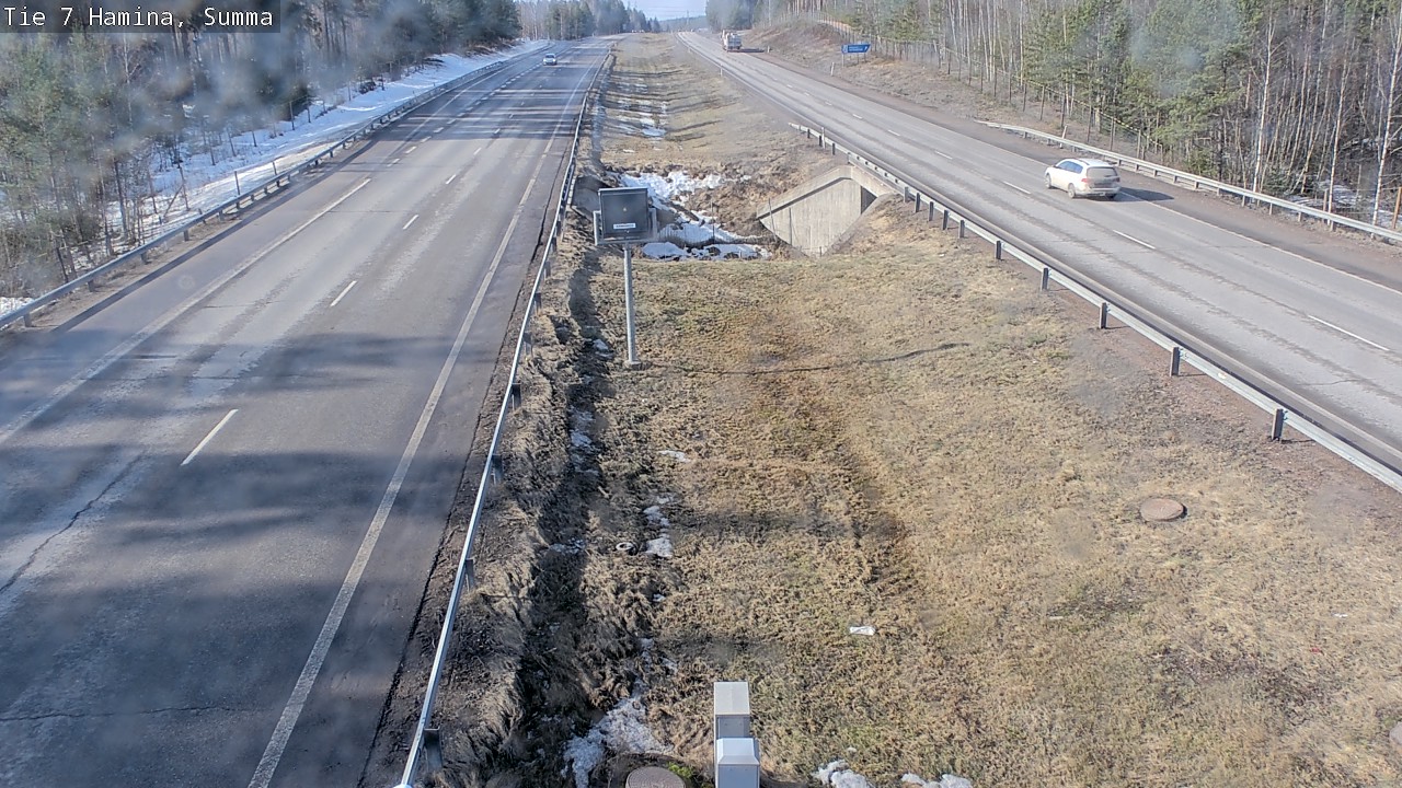 Weather Camera Image Tie 7 Fredrikshamn, Summa, Hamina, Kymenlaakso