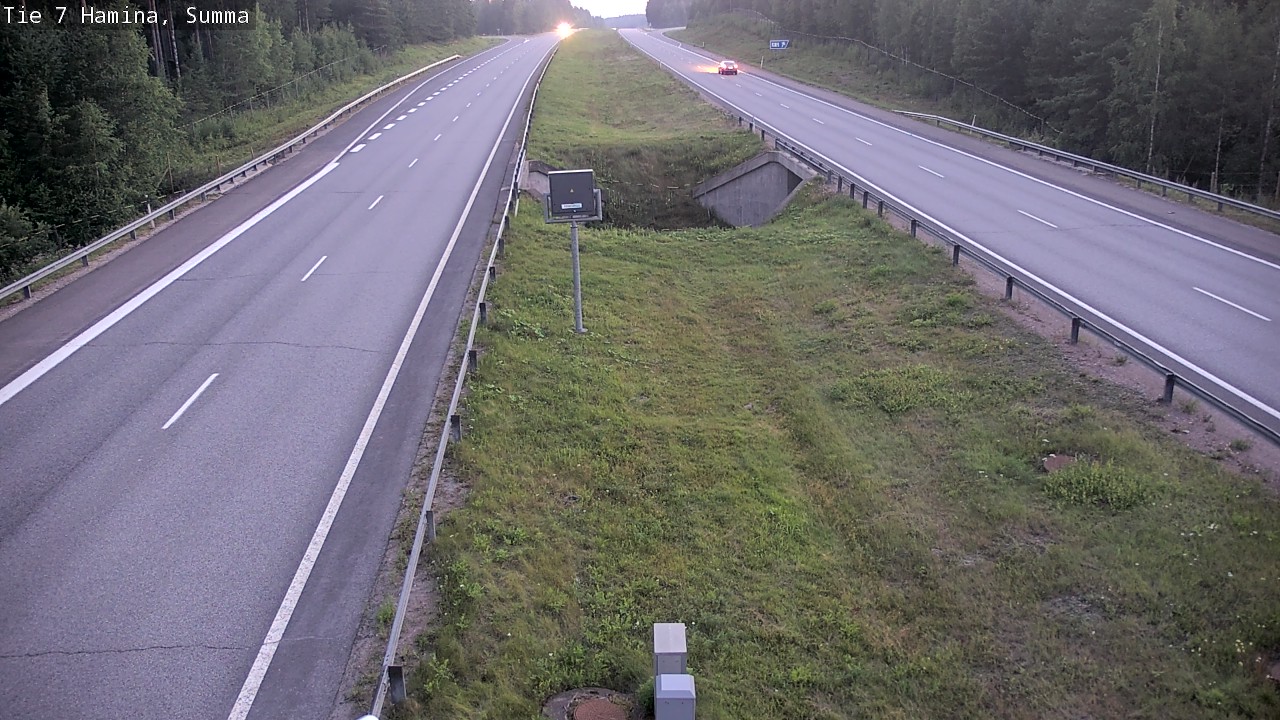 Weather Camera Image Tie 7 Hamina, Summa, Hamina, Kymenlaakso