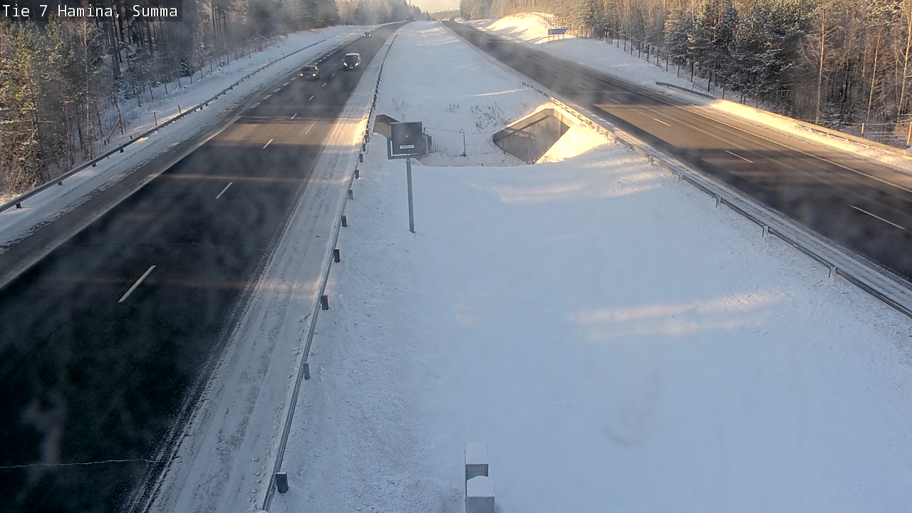 Weather Camera Image Tie 7 Fredrikshamn, Summa, Hamina, Kymenlaakso