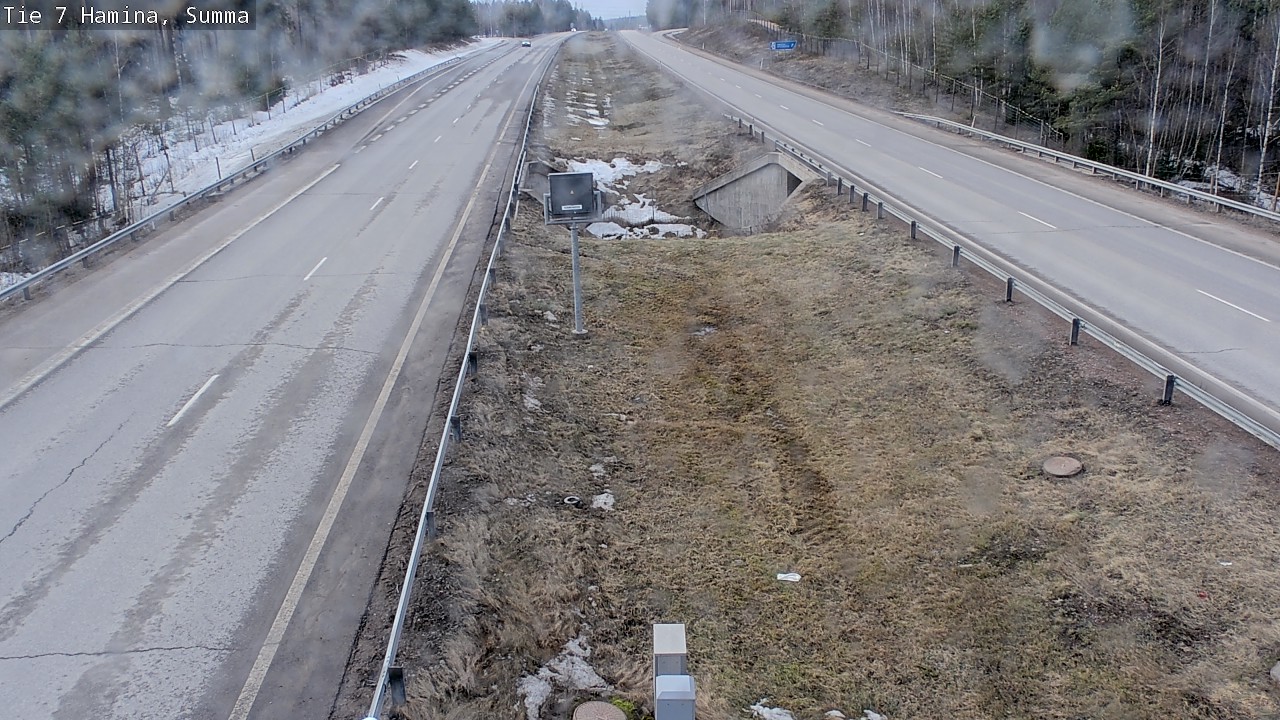 Weather Camera Image Tie 7 Hamina, Summa, Hamina, Kymenlaakso