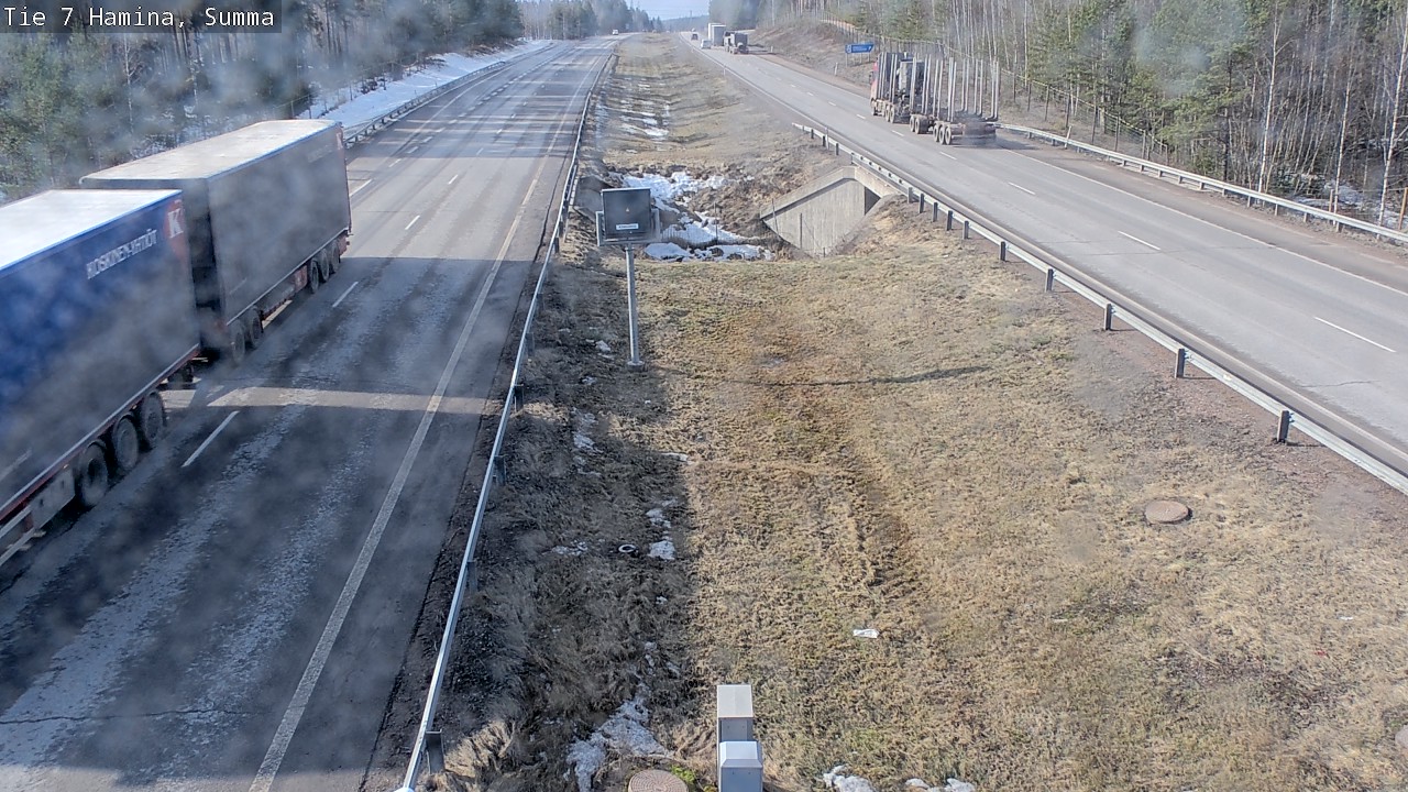 Weather Camera Image Tie 7 Fredrikshamn, Summa, Hamina, Kymenlaakso