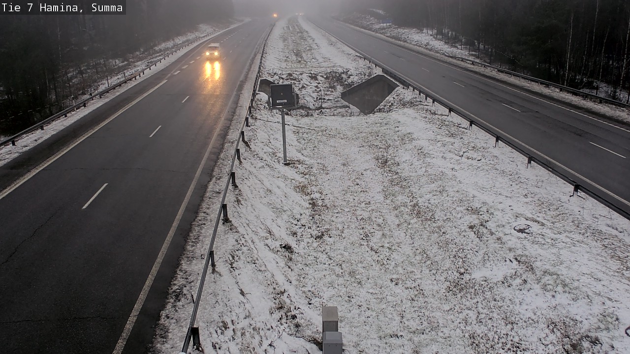 Weather Camera Image Tie 7 Fredrikshamn, Summa, Hamina, Kymenlaakso