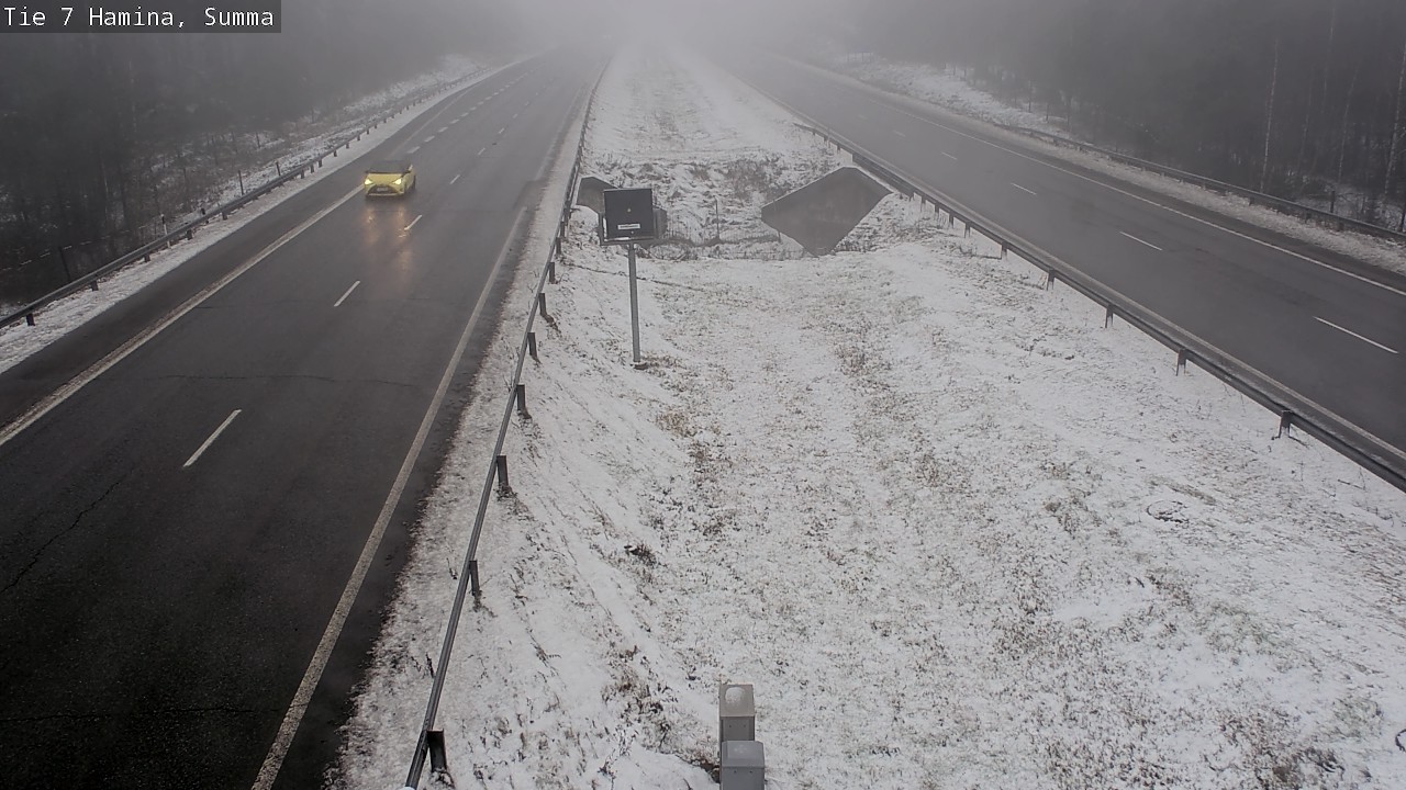 Weather Camera Image Tie 7 Fredrikshamn, Summa, Hamina, Kymenlaakso