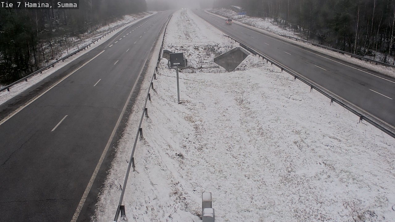 Weather Camera Image Tie 7 Fredrikshamn, Summa, Hamina, Kymenlaakso