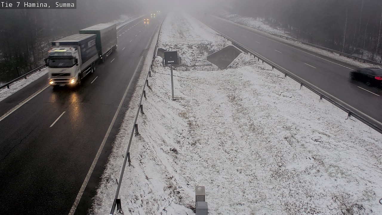 Weather Camera Image Tie 7 Fredrikshamn, Summa, Hamina, Kymenlaakso