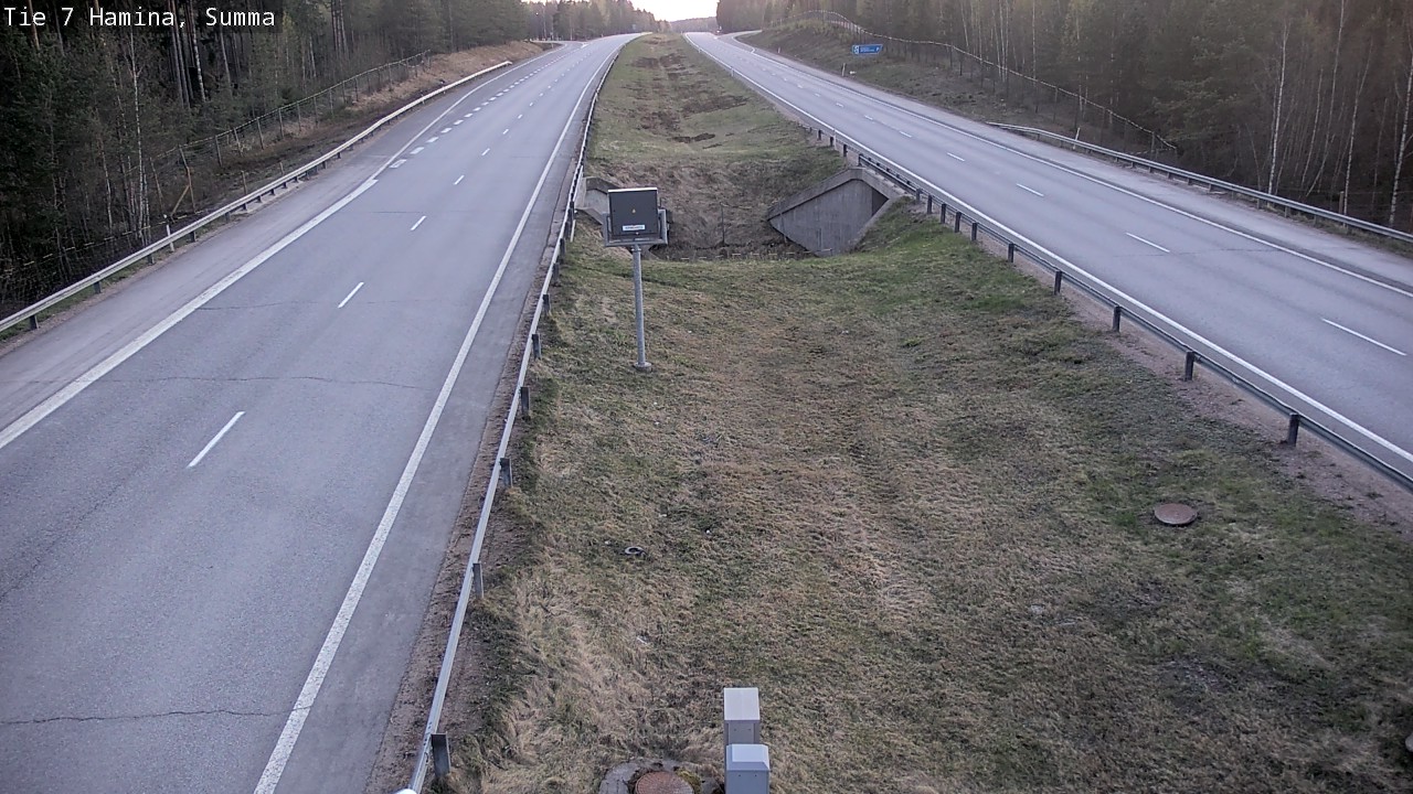 Weather Camera Image Tie 7 Fredrikshamn, Summa, Hamina, Kymenlaakso