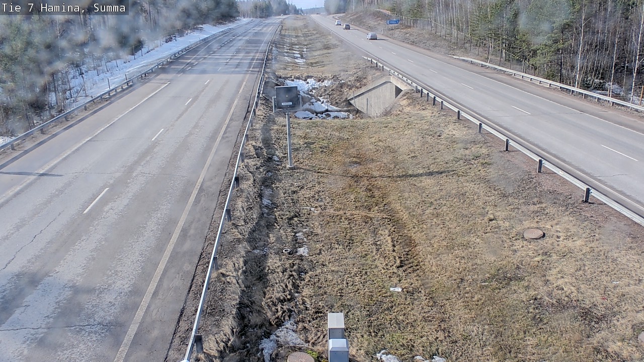 Weather Camera Image Tie 7 Fredrikshamn, Summa, Hamina, Kymenlaakso