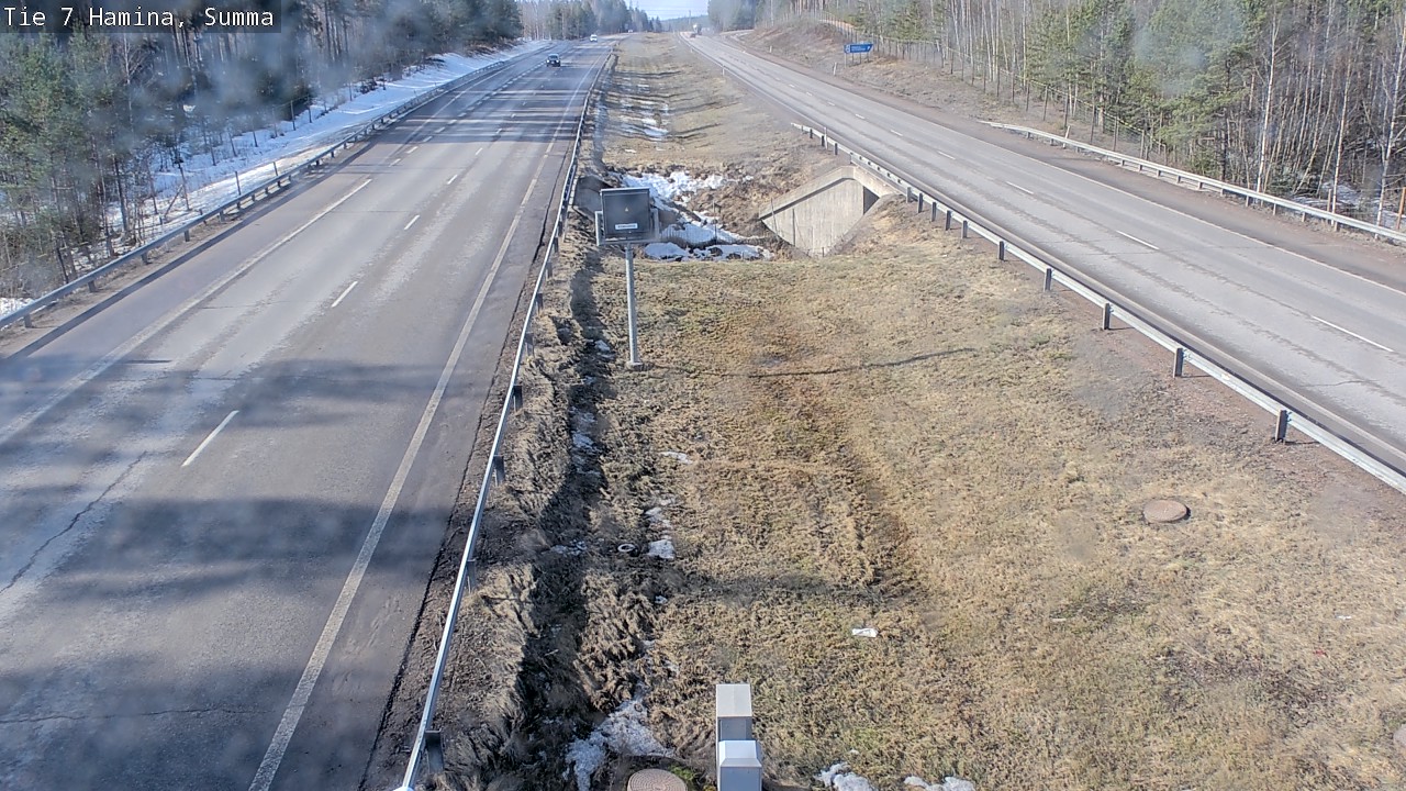 Weather Camera Image Tie 7 Fredrikshamn, Summa, Hamina, Kymenlaakso