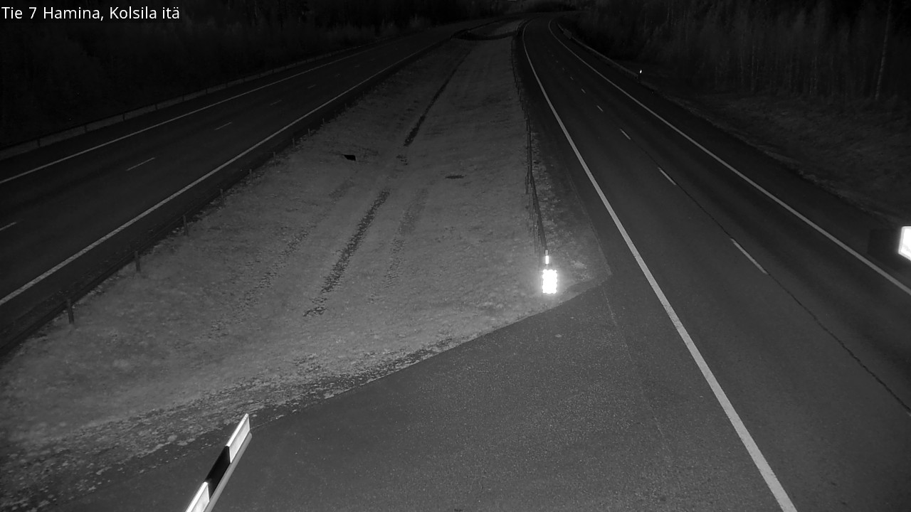 Weather Camera Image Väg 7 Fredrikshamn, Kolsila, Hamina, Kymenlaakso