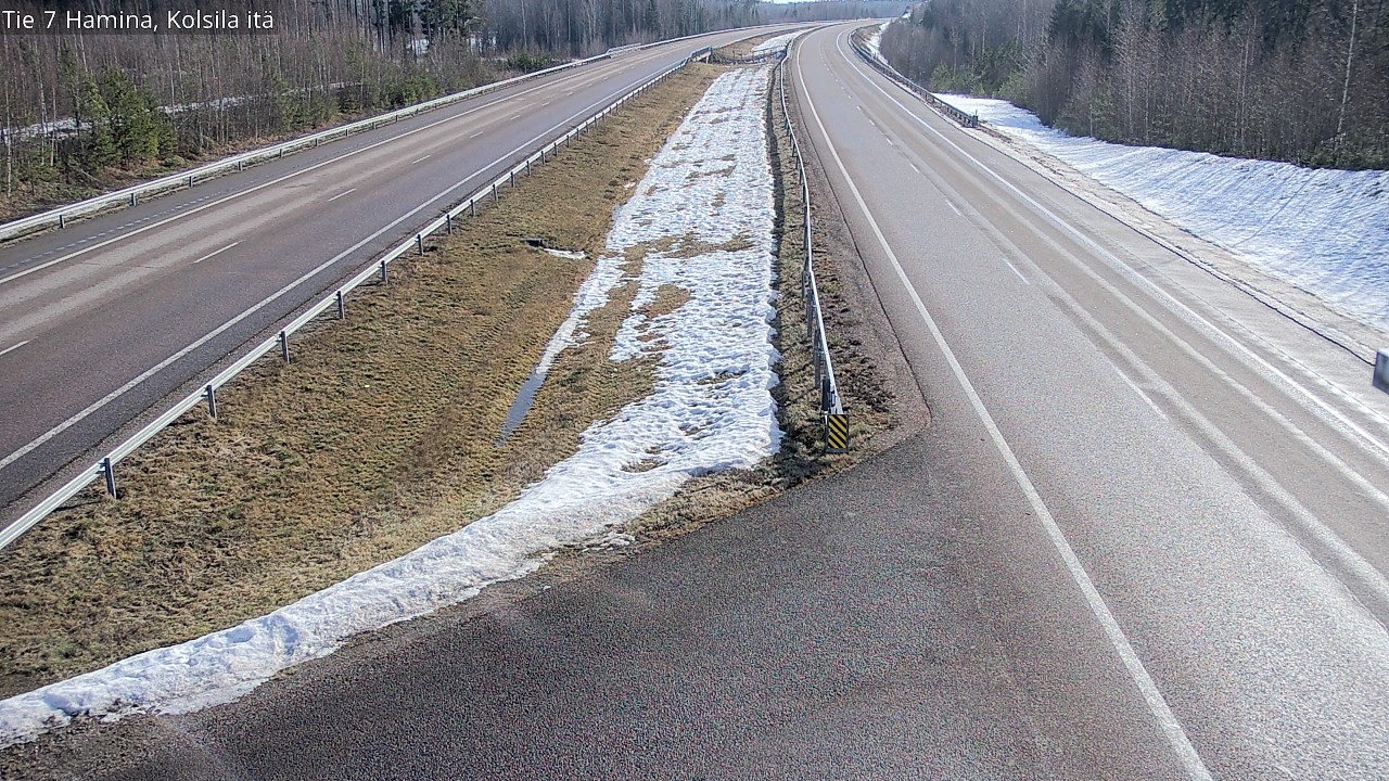 Weather Camera Image Road 7 Hamina, Kolsila, Hamina, Kymenlaakso