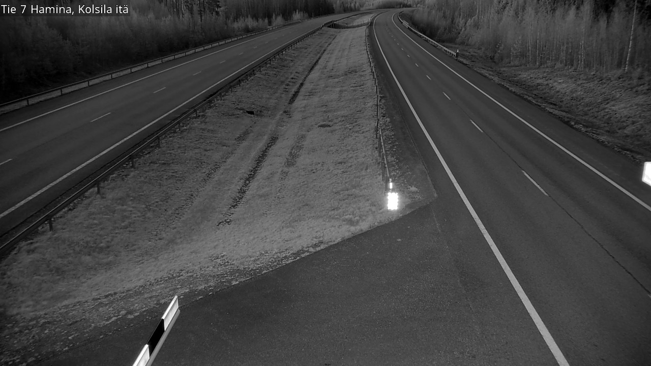 Weather Camera Image Väg 7 Fredrikshamn, Kolsila, Hamina, Kymenlaakso