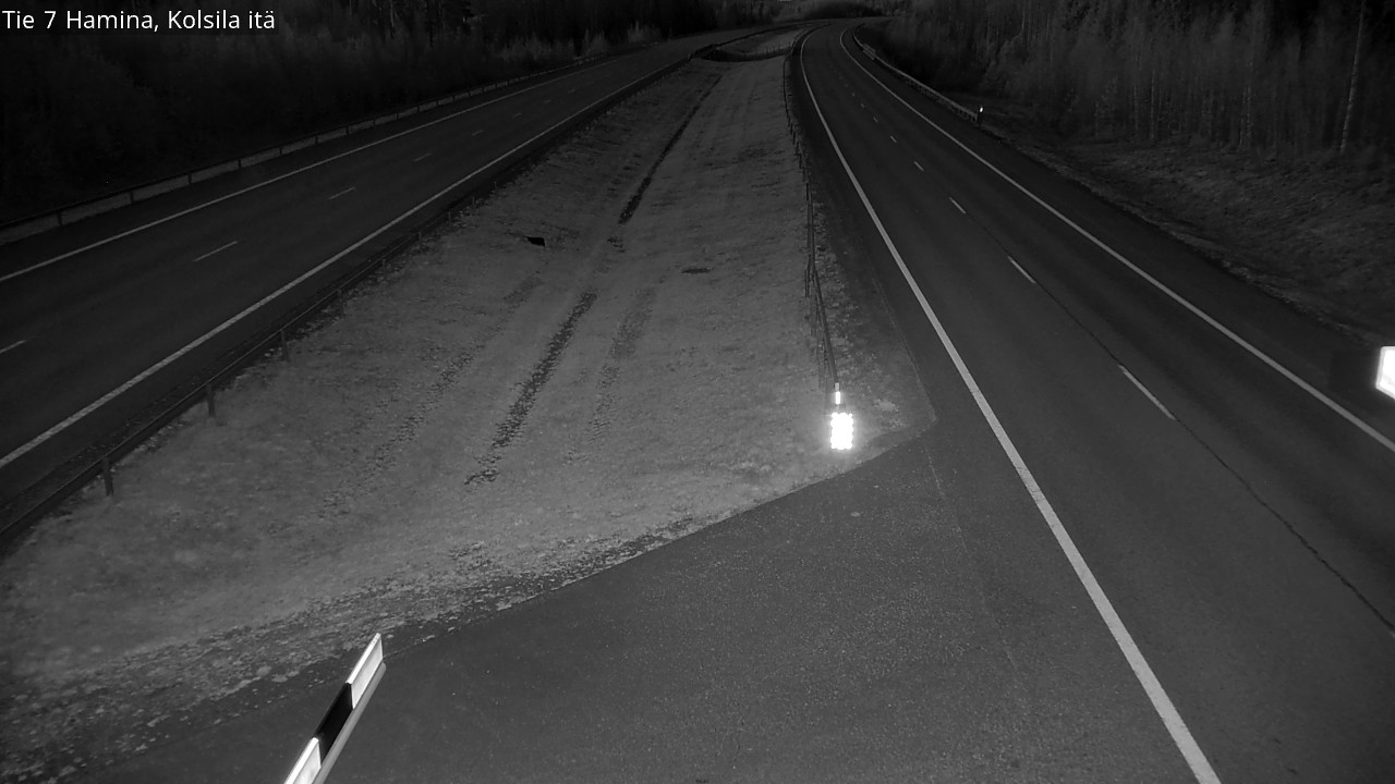 Weather Camera Image Väg 7 Fredrikshamn, Kolsila, Hamina, Kymenlaakso