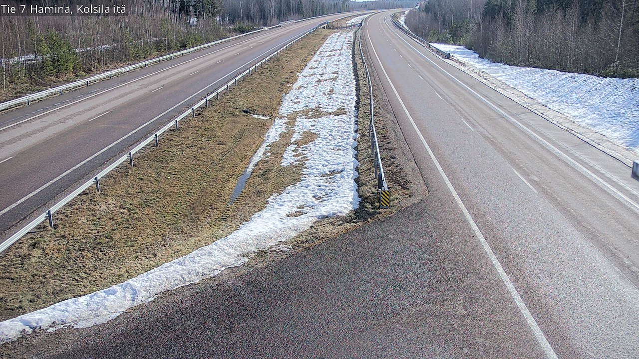 Weather Camera Image Road 7 Hamina, Kolsila, Hamina, Kymenlaakso