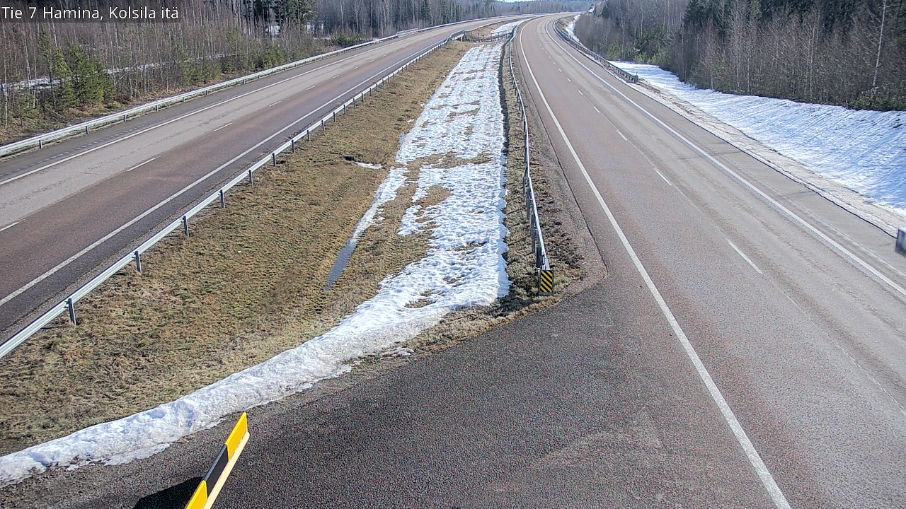 Weather Camera Image Road 7 Hamina, Kolsila, Hamina, Kymenlaakso