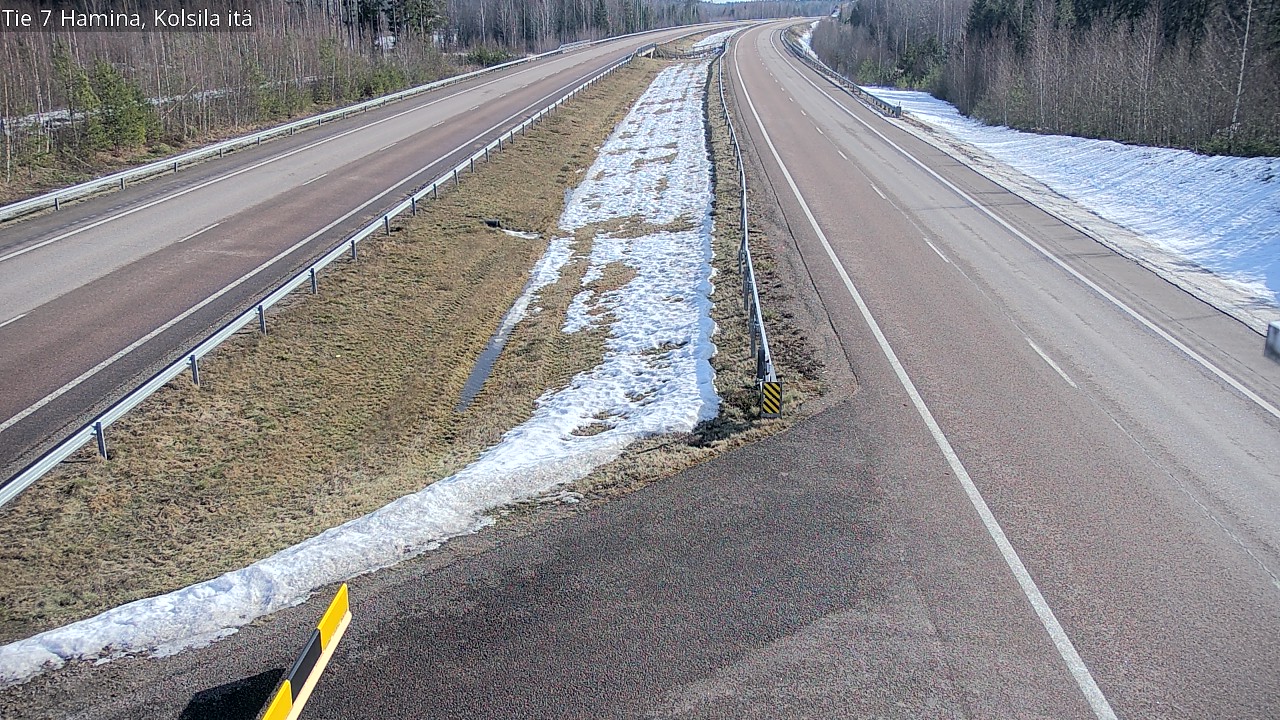 Weather Camera Image Road 7 Hamina, Kolsila, Hamina, Kymenlaakso