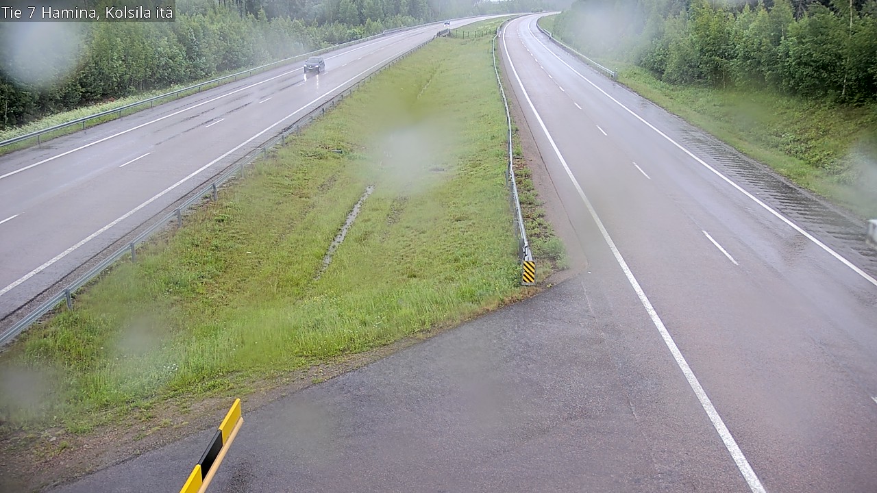 Weather Camera Image Väg 7 Fredrikshamn, Kolsila, Hamina, Kymenlaakso