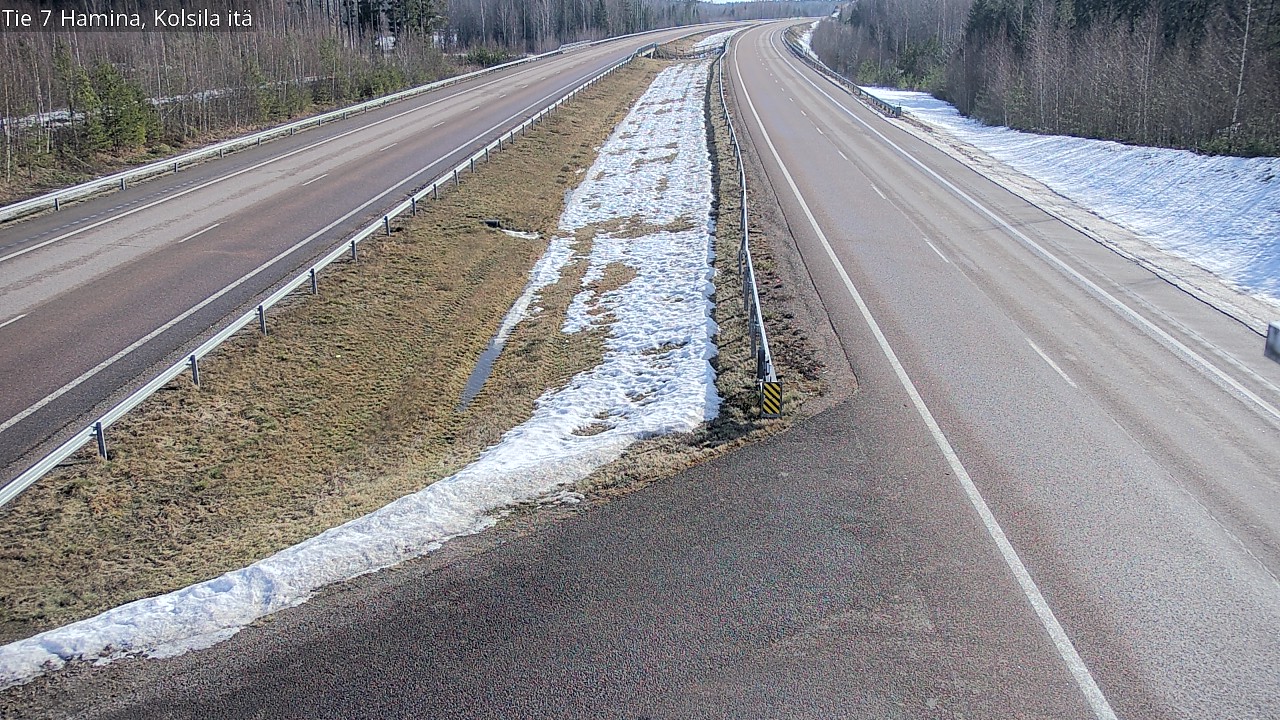 Weather Camera Image Road 7 Hamina, Kolsila, Hamina, Kymenlaakso