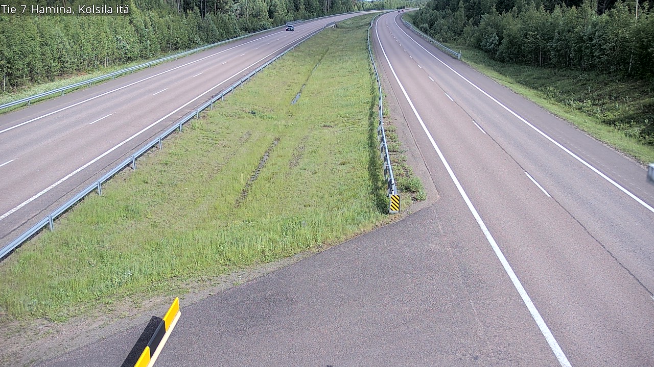 Weather Camera Image Väg 7 Fredrikshamn, Kolsila, Hamina, Kymenlaakso