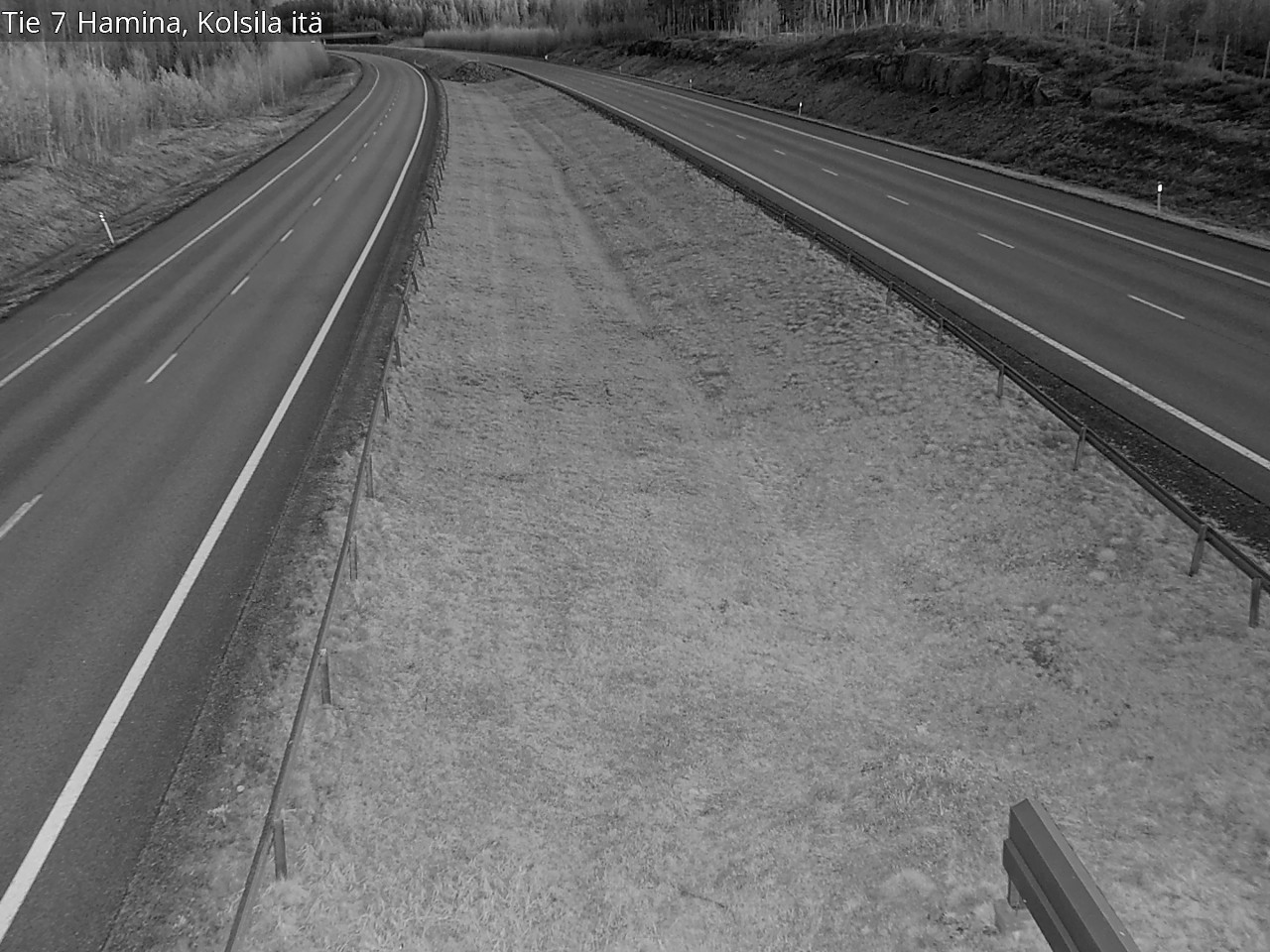 Weather Camera Image Väg 7 Fredrikshamn, Kolsila, Hamina, Kymenlaakso