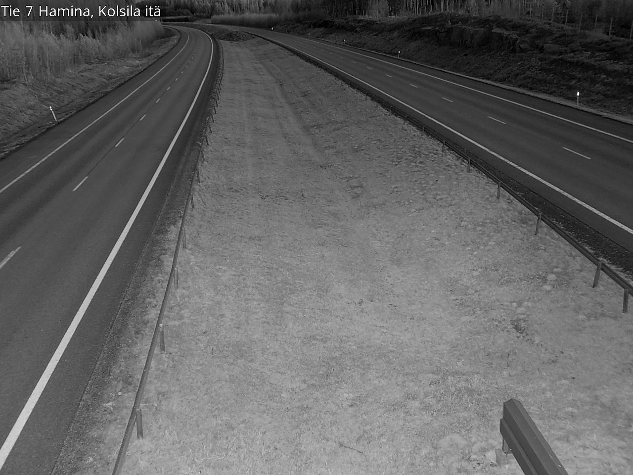 Weather Camera Image Väg 7 Fredrikshamn, Kolsila, Hamina, Kymenlaakso